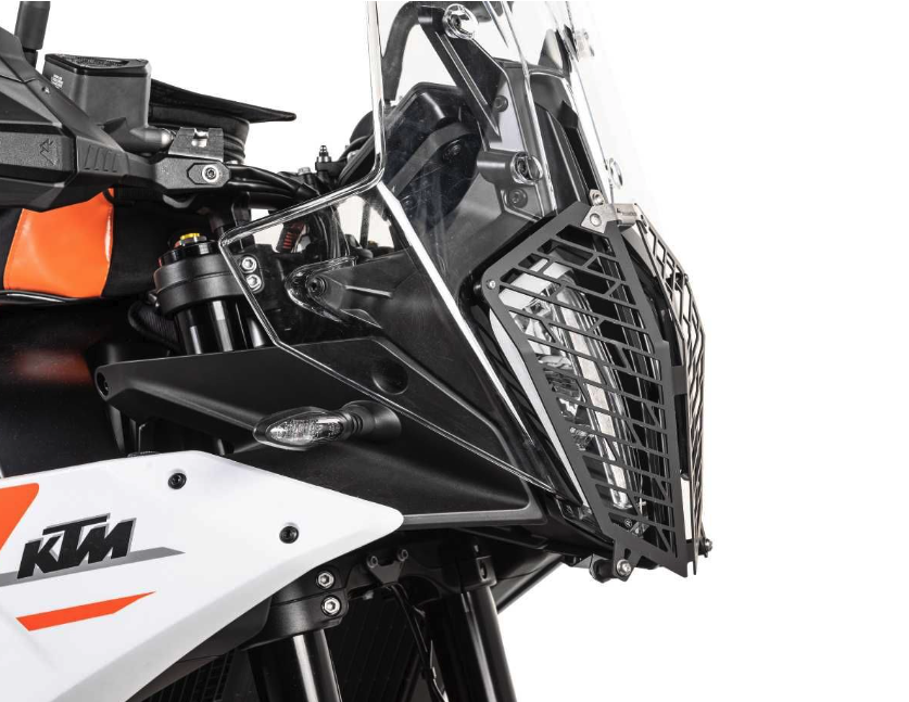 Headligth guard with quick release fastener for KTM 790 / 890 Adventure / R (2023-)Headligth guard with quick release fastener for KTM 790 / 890 Adventure / R (2023-)