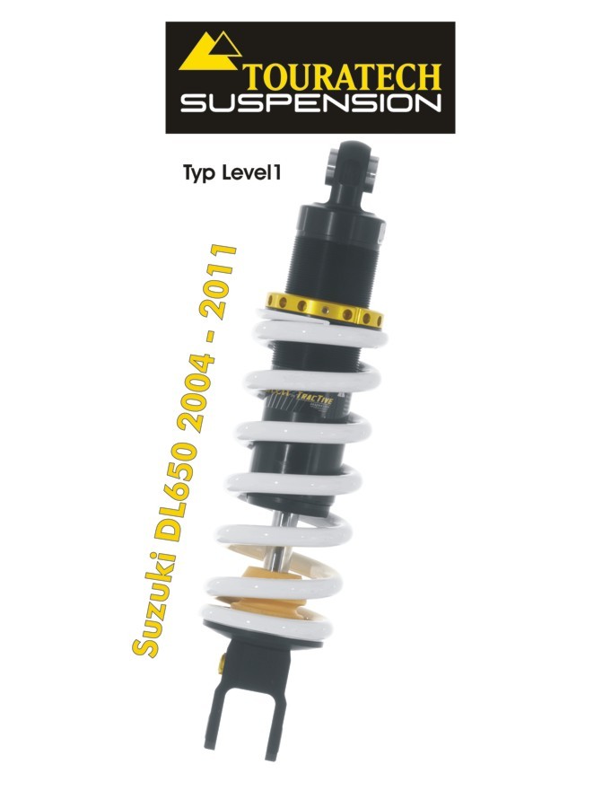 Touratech Suspension shock absorber for Suzuki DL650 2004 up to 2011 type Level1Touratech Suspension shock absorber for Suzuki DL650 2004 up to 2011 type Level1