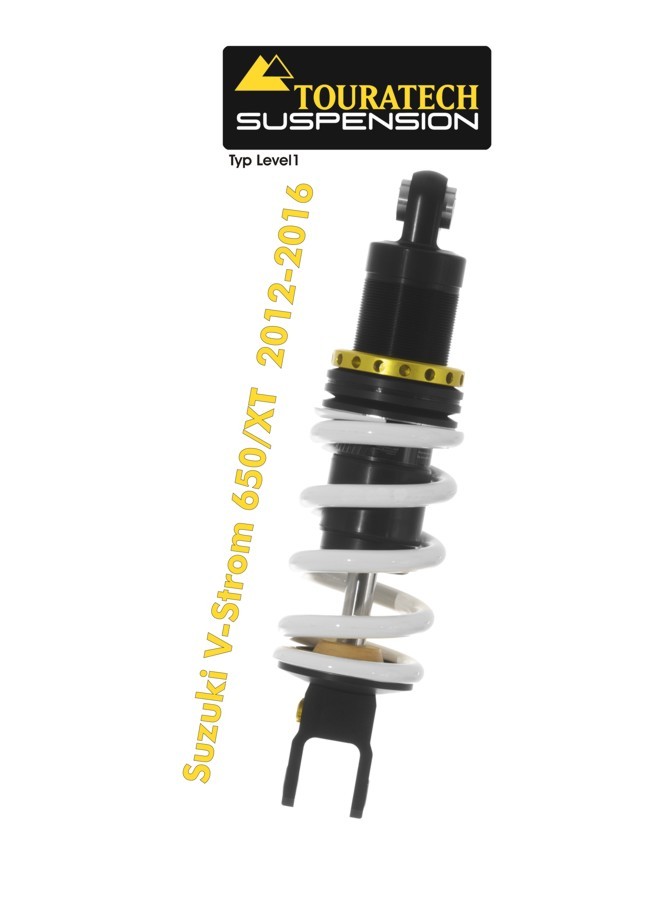 Touratech Suspension shock absorber for Suzuki V-Strom 650/XT 2012-2016 type Level1Touratech Suspension shock absorber for Suzuki V-Strom 650/XT 2012-2016 type Level1