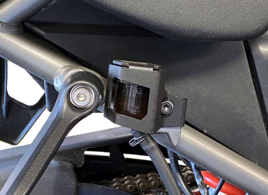 Rear brake fluid reservoir guard for Harley-Davidson RA1250 Pan Americ