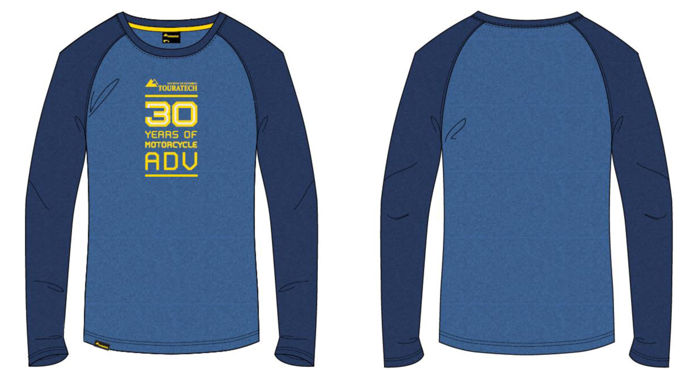 Longsleeve 30 Years men blue from size S-XL