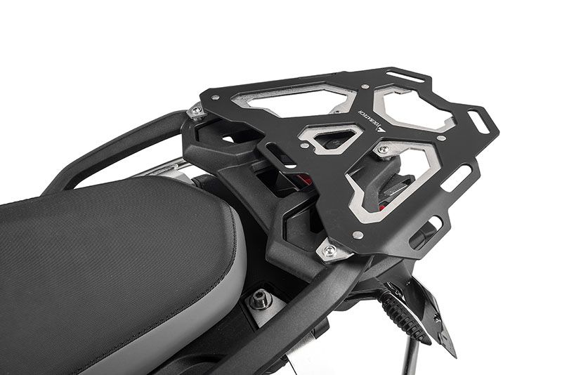 Aluminium luggage rack, black for BMW F850GS / F800GS / F750GS