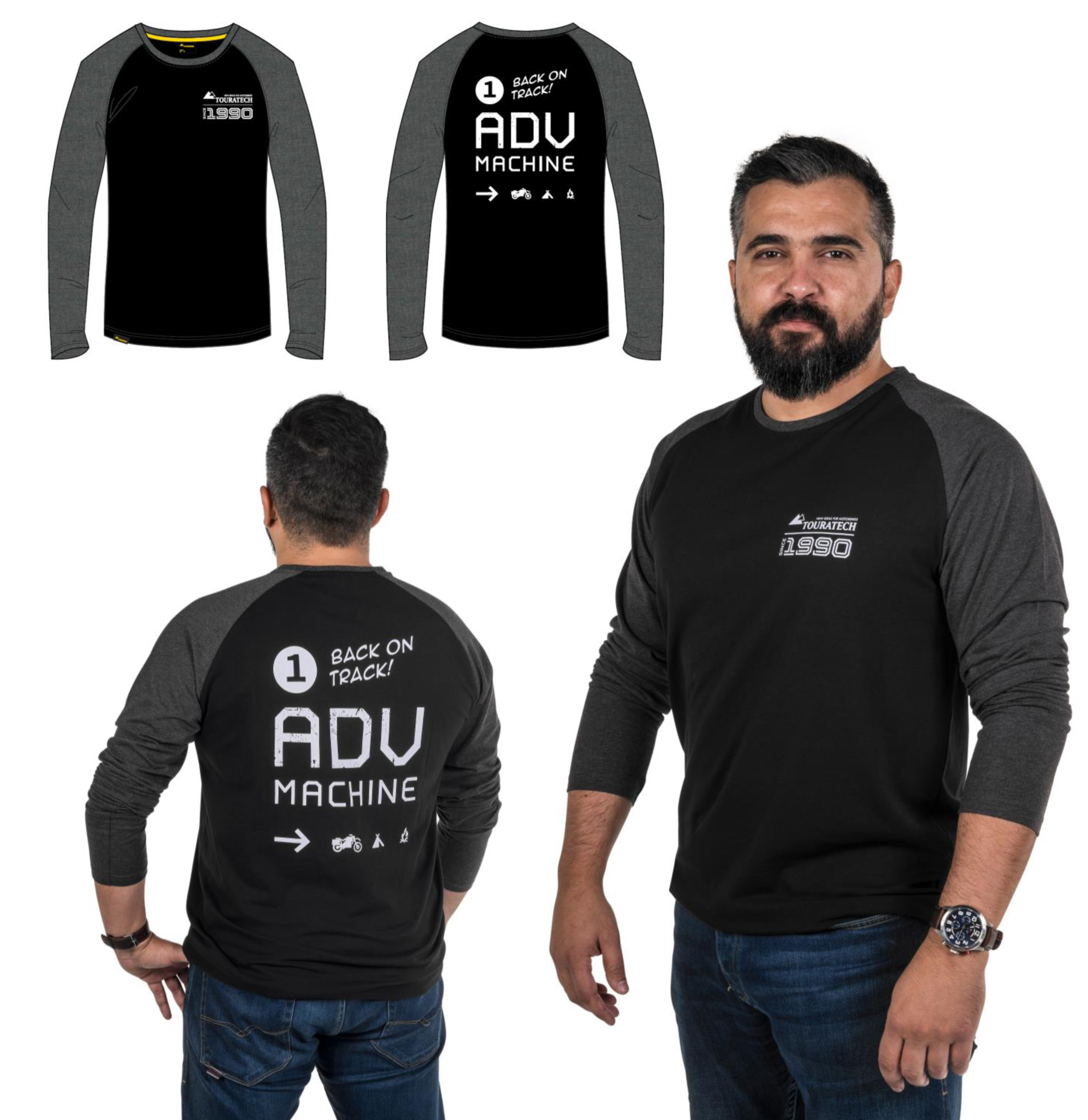 Longsleeve 30 Years men black from size S-XL