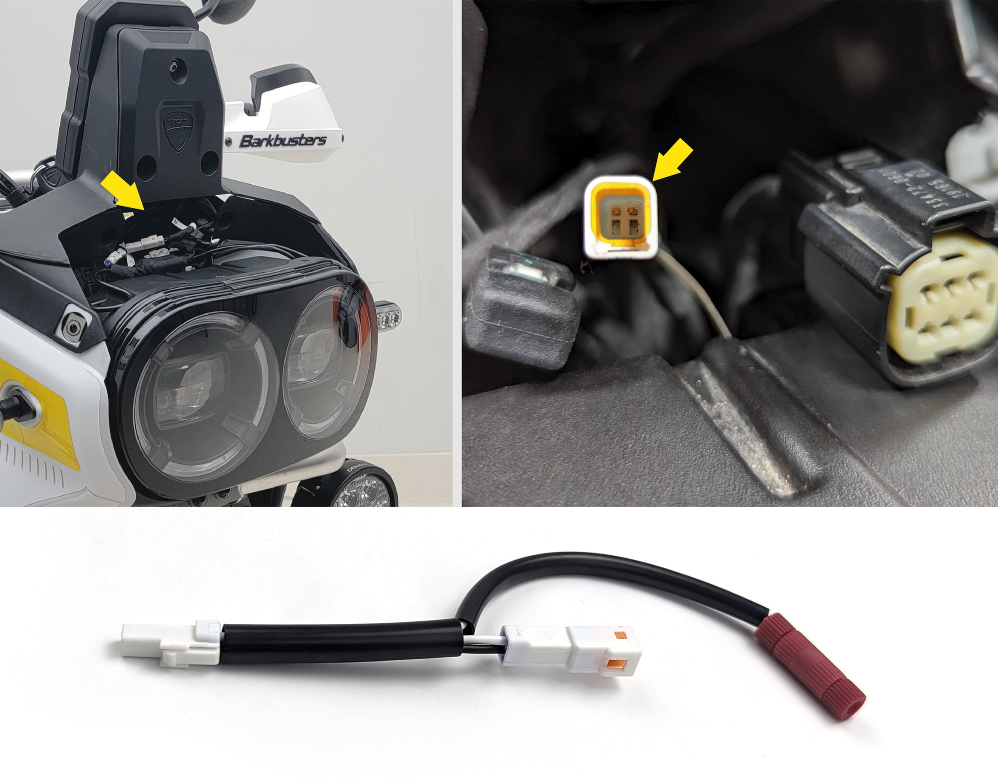 Switched Power Wiring Adapter for Ducati DesertX