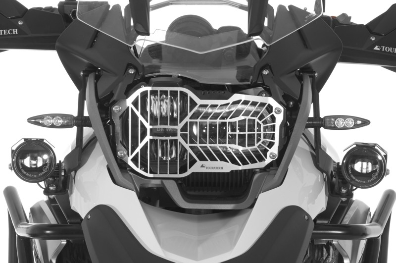 TOURATECH アフリカツイン用ヘッドライトプロテクタ（クリア）