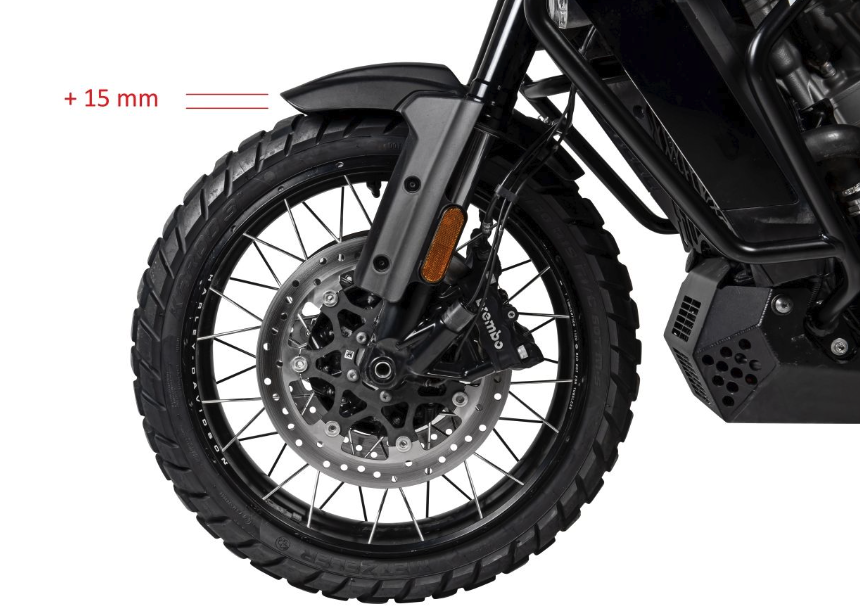 HD RA1250 パンアメリカ : Mudguard Riser