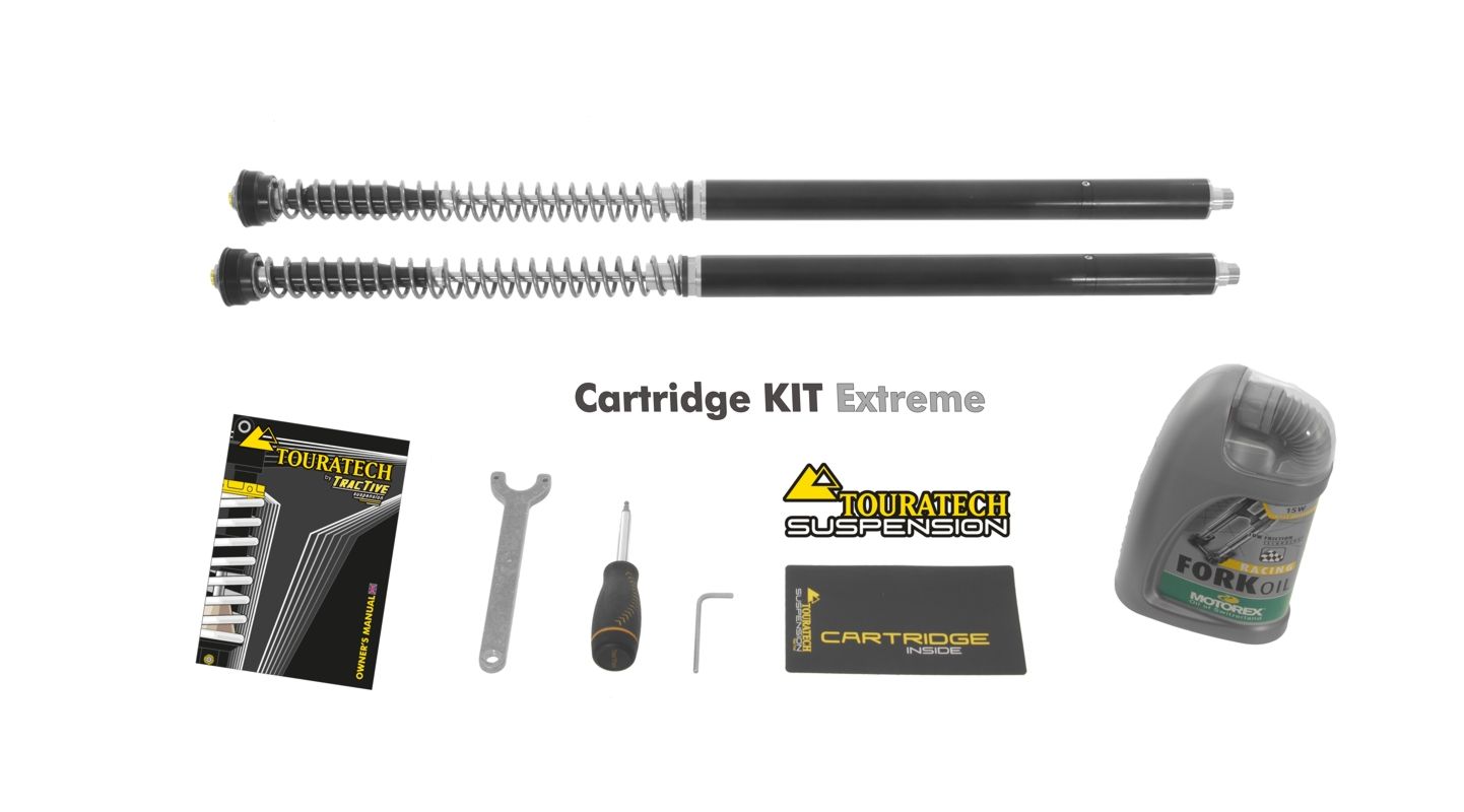 Touratech Suspension Touratech Suspension lowering Cartridge Kit -20mm for Triumph Tiger 900 Rallye Pro from 2020