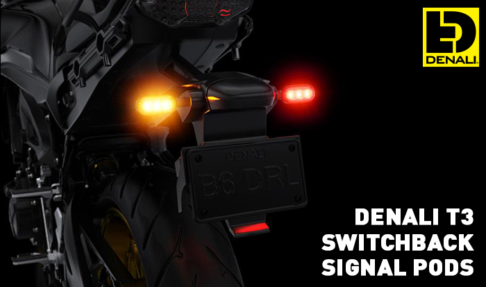 正規品／デナリ 汎用 DR1 LEDライトポッド M8マウント付き シングルポッド（ブラック） DENALI バイク 通販 